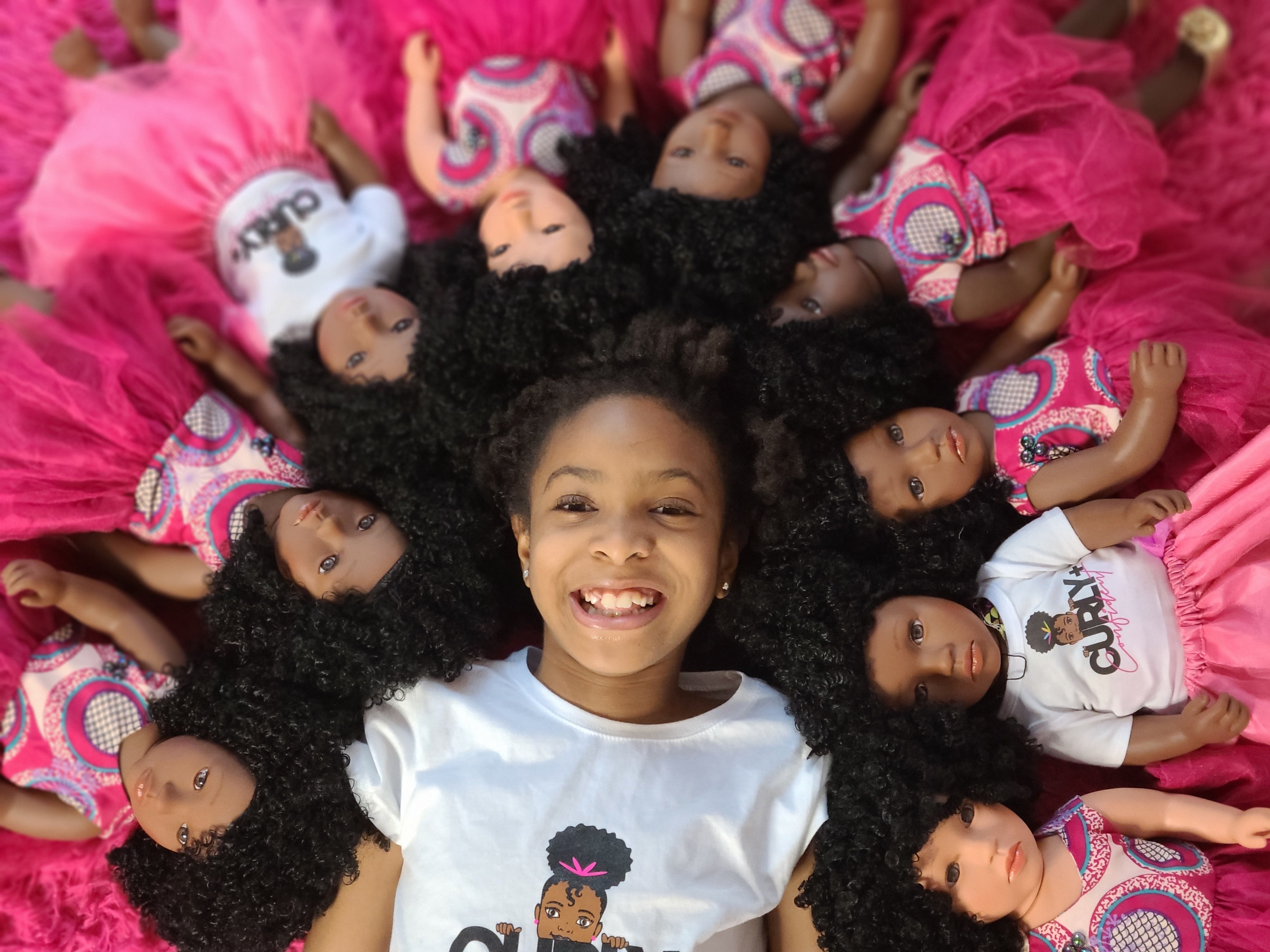 Buy 1, Give 1 on Beautiful Curly Me Dolls. Representation Matters.