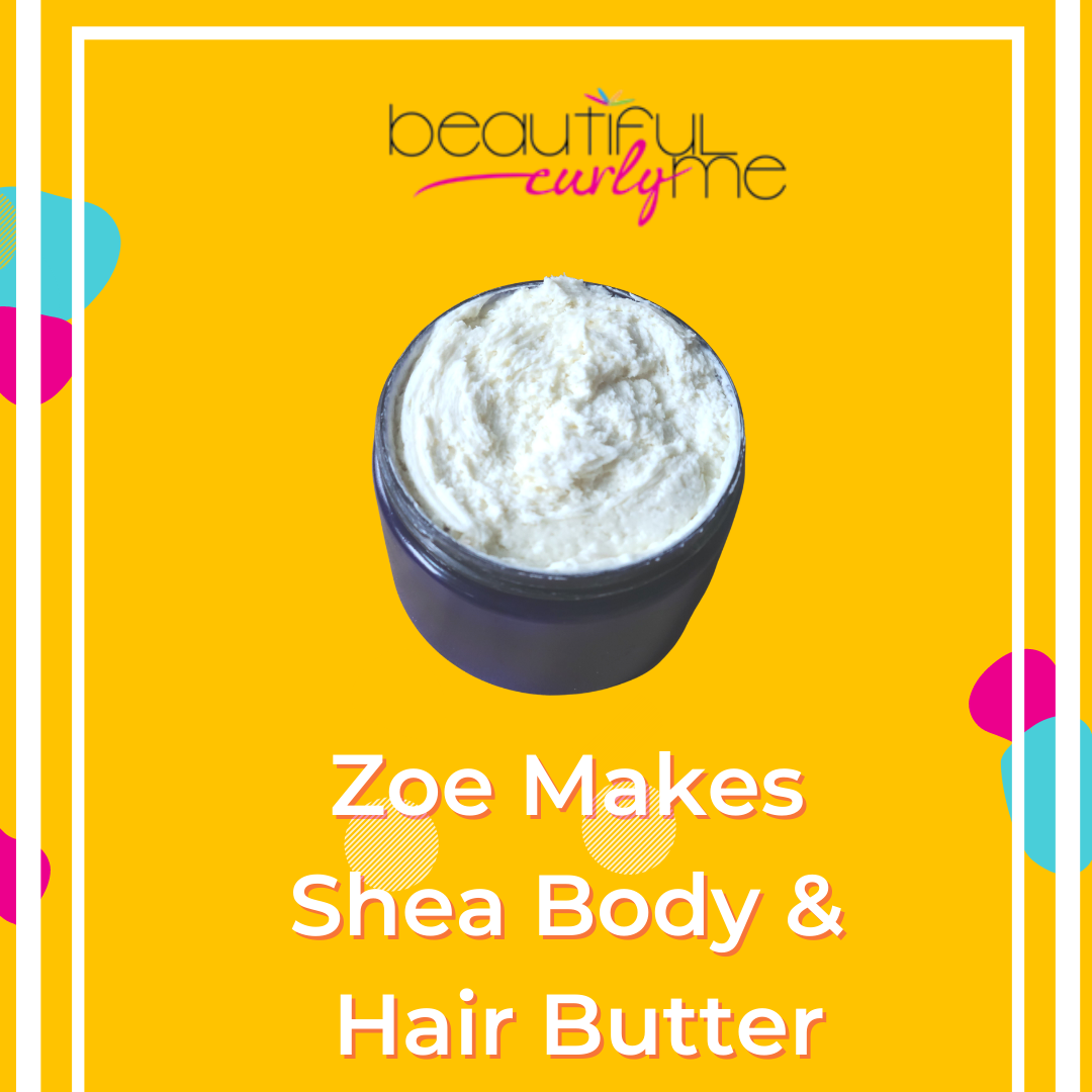 How to Make Shea Butter Cream for Hair & Skin - DIY at home with your daughter!