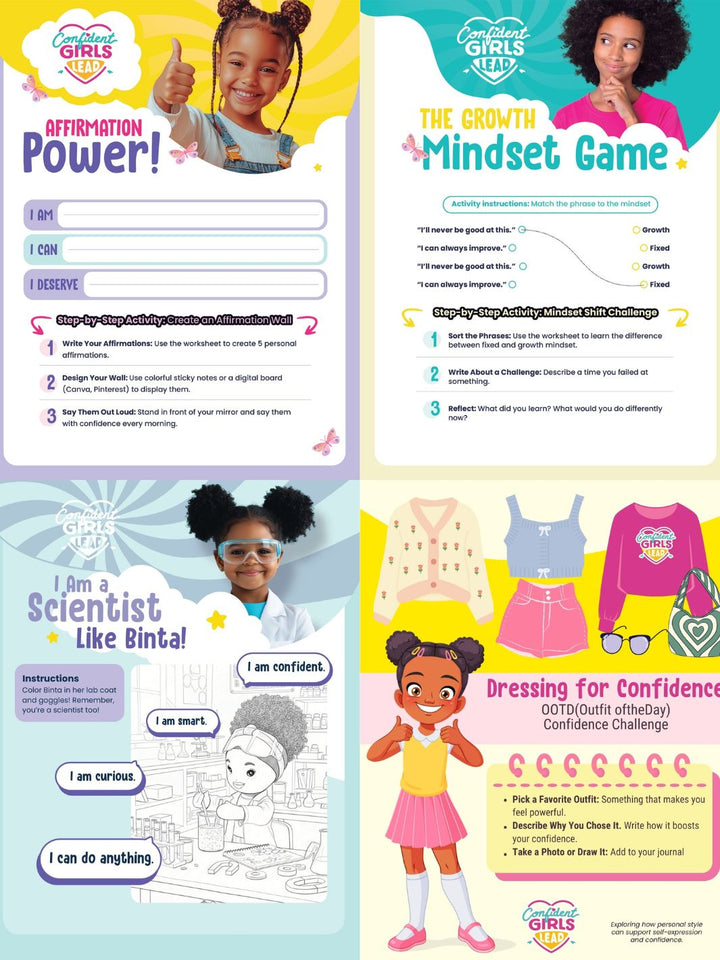 Girls Confidence Digital Activity Pack