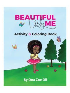 The Beautiful Curly Me activity and coloring book cover