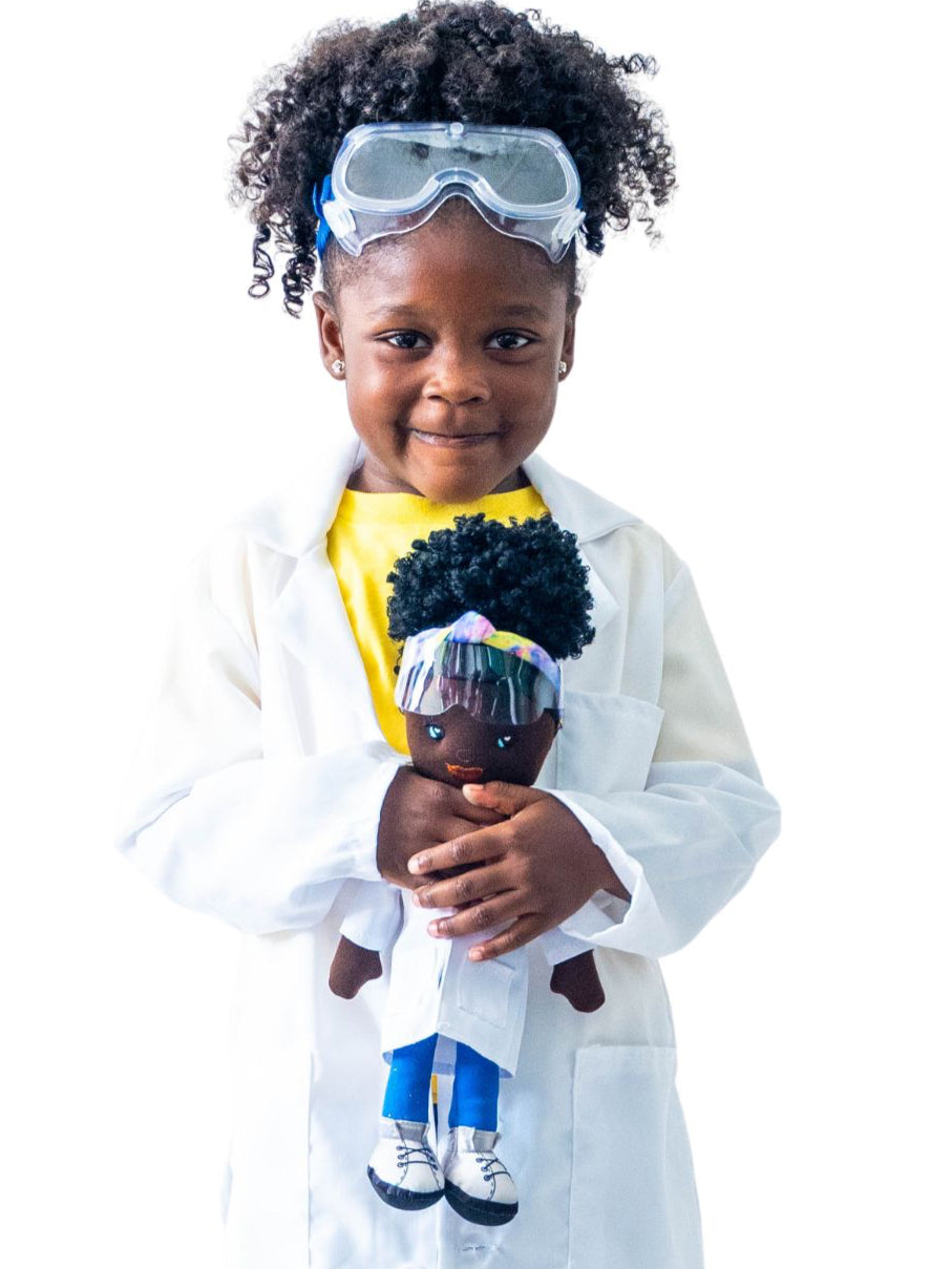 Binta Scientist Doll and Girl Scientist