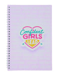 Confident Girls Lead Blank Journal with Daily Affirmations