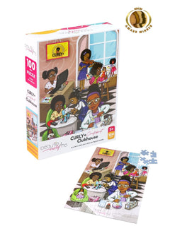 The Curly and Confident Clubhouse STEM puzzle box