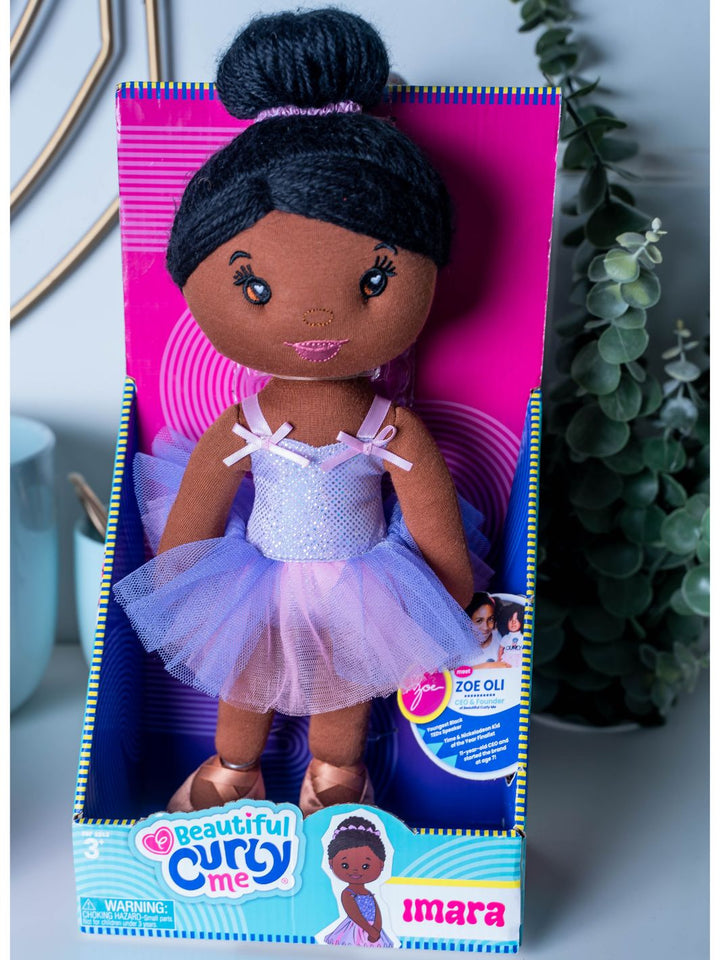 Beautiful Curly Me Imara Ballerina 14 inch Plush Doll