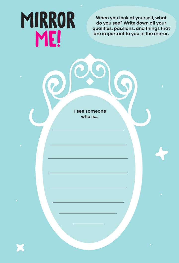 Inner activity page of the Confidence Superpower Journal