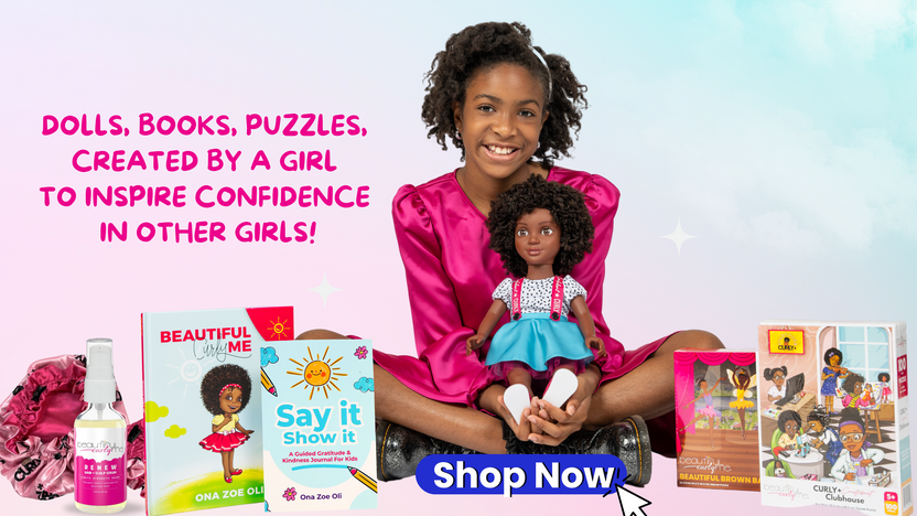 Beautiful Curly Me -Beautiful Black Dolls, Empowering Books & Puzzles