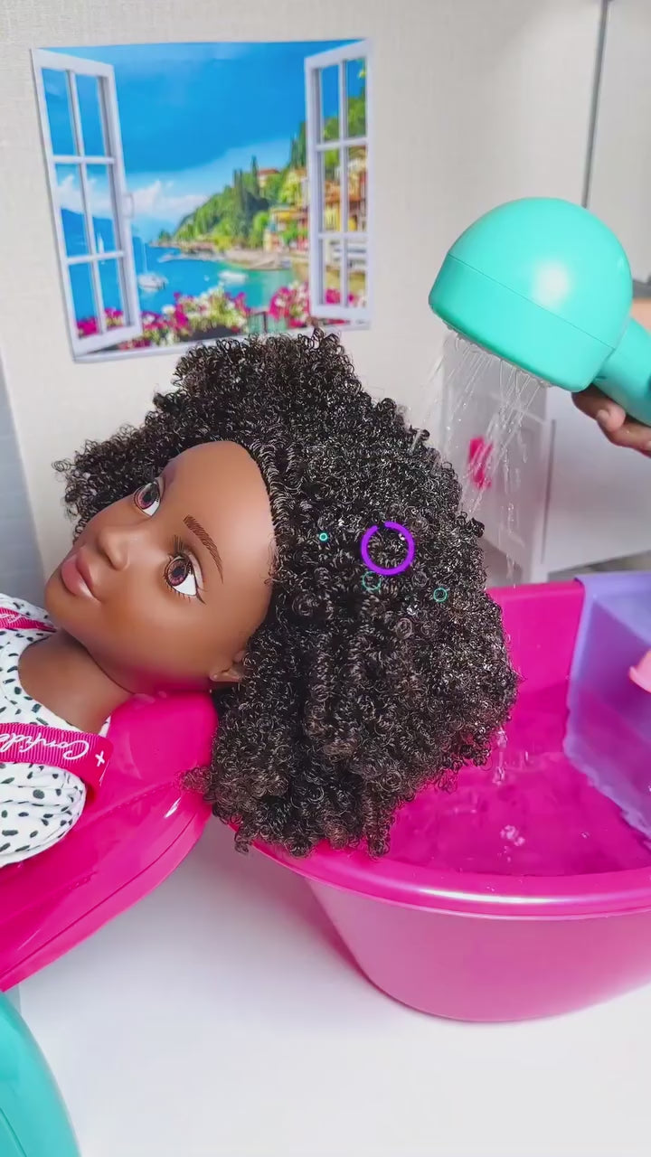 Beautiful Curly Me Bella – 18 inch Doll with Natural Curly Hair