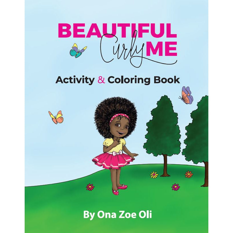 Beautiful Curly Me Activity & Coloring Book-Book-Beautiful Curly Me