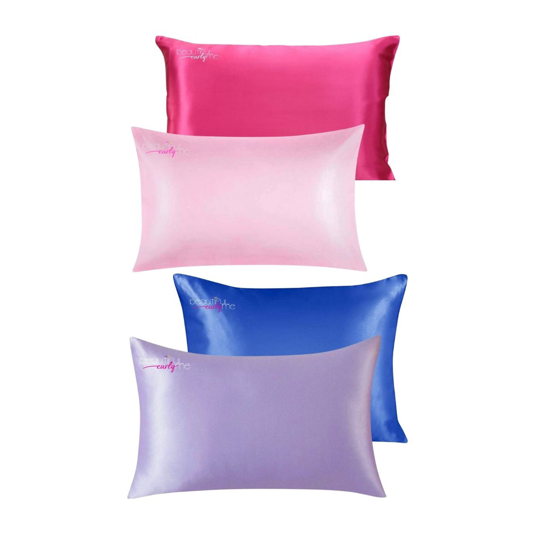 Satin Charmeuse Pillow Cases (Multiple Colors)-Pillow Case-Beautiful Curly Me